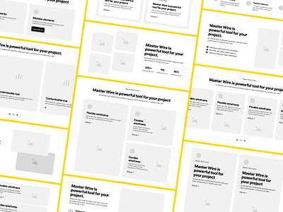 Landing Page Wireframe Kit creative design download figma graphic graphic design kit landing laout layout wireframe motion graphics page template ui ux web wireframe wireframe kit wireframe ui wireframe ux