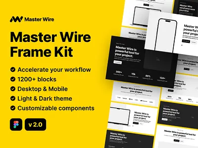 Wireframe Kit blocks dark dark theme design desktop desktop web figma figma kit figma wireframe kit light light theme mobile mobile app template ui ux web wireframe wireframe kit