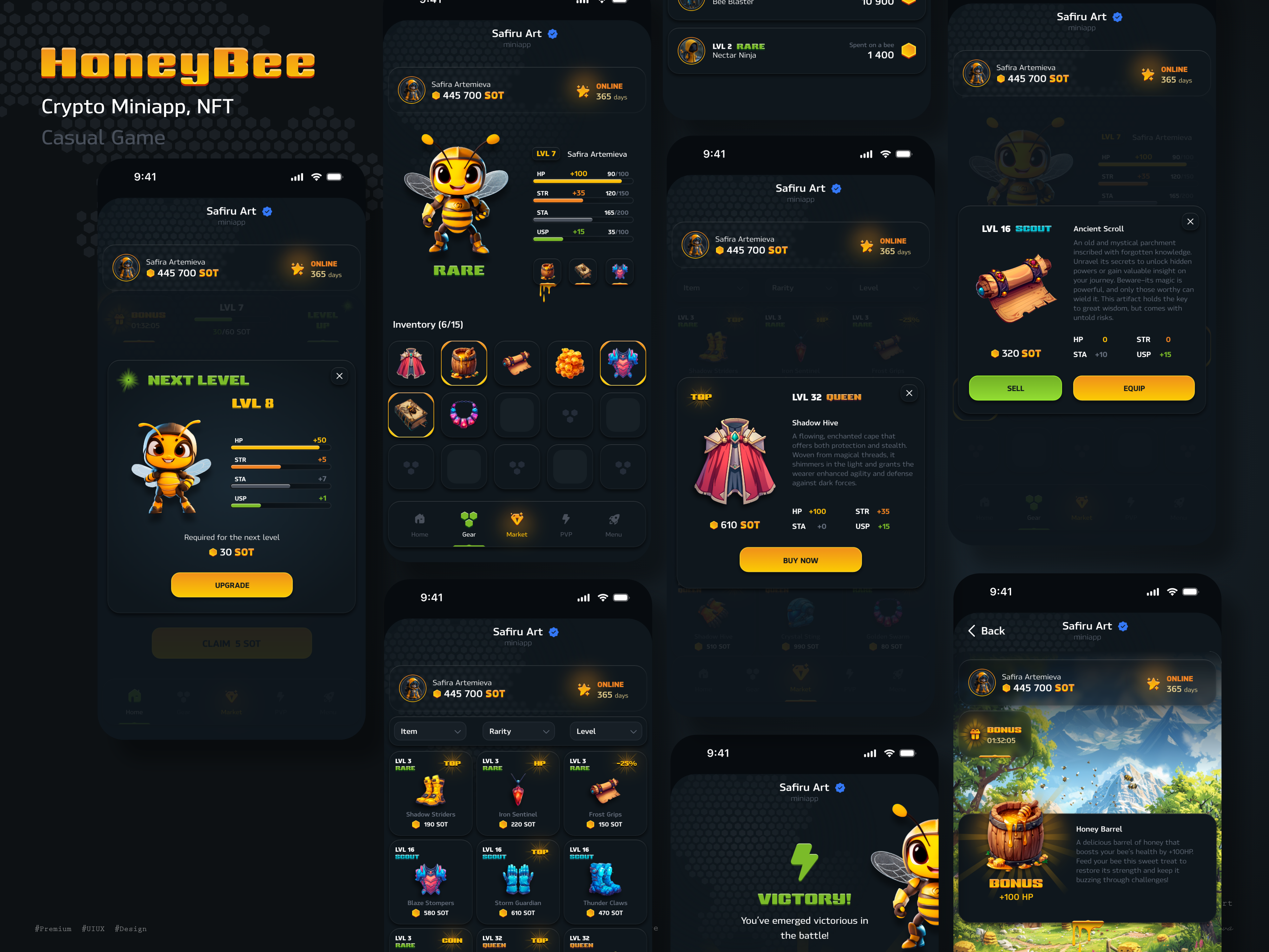 Example of Premium Mobile App Design