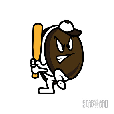 Maine Whoopie Pies (Portland Sea Dogs) baseball illustration logo maine milb sports