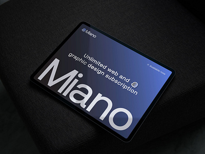 Miano: Design & development Agency agency branding design graphic design logo logomark logotype miano