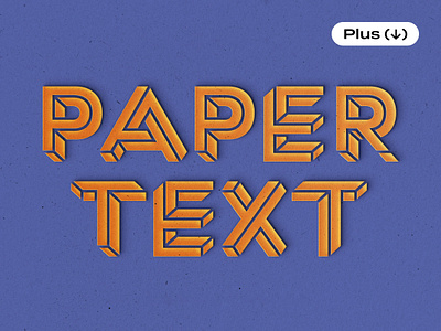 Cut Out Paper Text Effect 3d carved craft cut cut out cutout download effect out paper photoshop pixelbuddha retro template text texture vintage volume