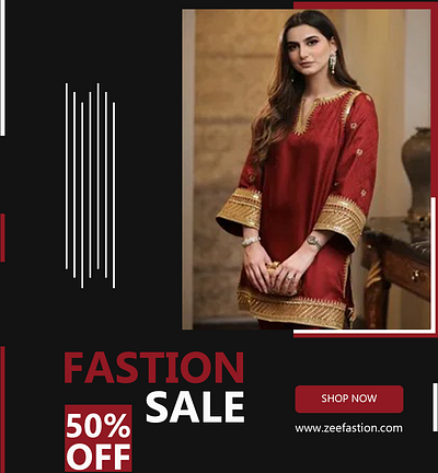 ZEE FASTION SALE graphic design