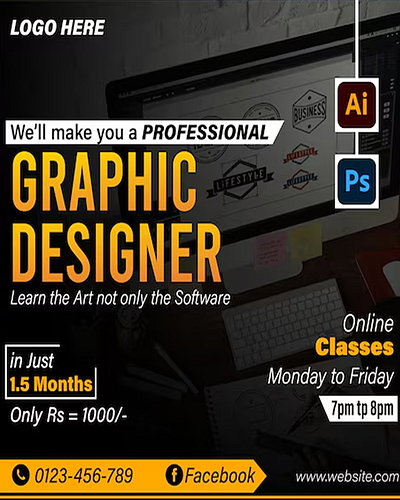 ONLINE CLASS POSTS graphic design