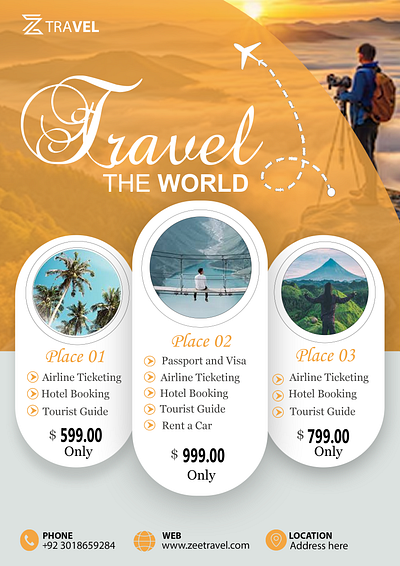 TRAVEL POST graphic design