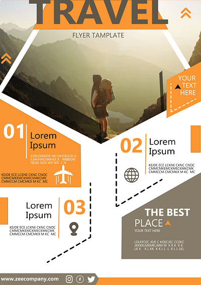 TRAVEL POST graphic design