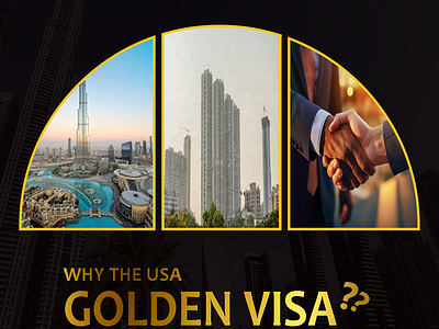 GOLDEN VISA POST graphic design