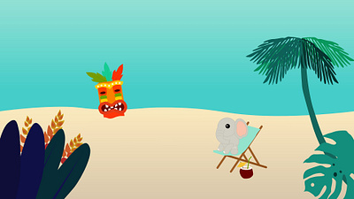 Fred is in Hawaii character character design character development character illustration design graphic design illustration