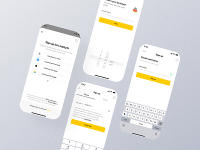 Sign Up Mobile App Ui app design login login app login design login page login screen login view login widget mobile screen sign up sign up dashboard sign up design sign up interface sign up mobile sign up pager sign up ui sign up view ui