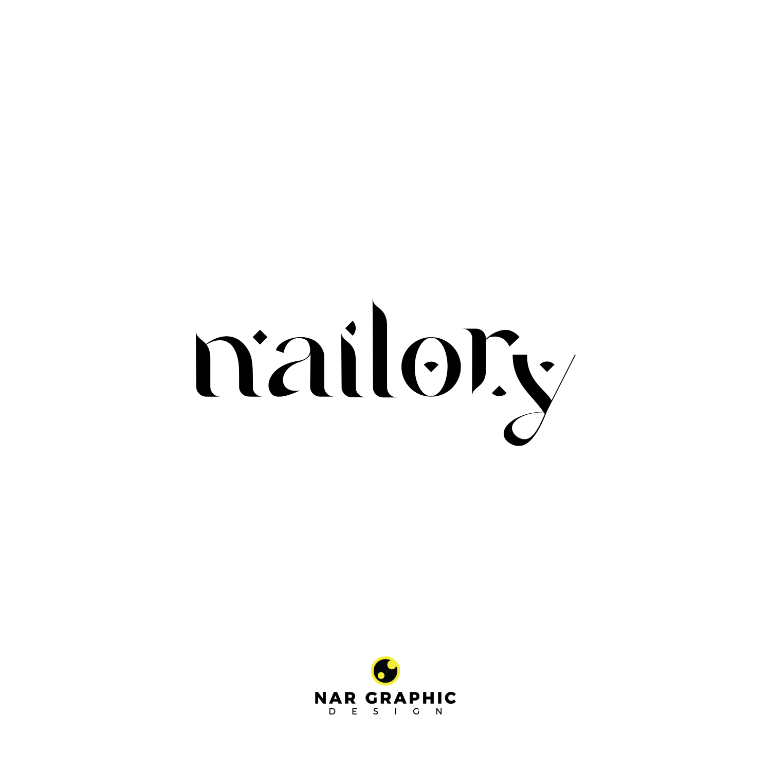 Nailory Beauty Studio Logo Design beauty brand branding design graphic design icon logo logos nail nails studio