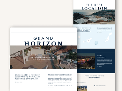 Grand Horizon Hotel & SPA 3d model branding design hotel logo luxury webdesign website