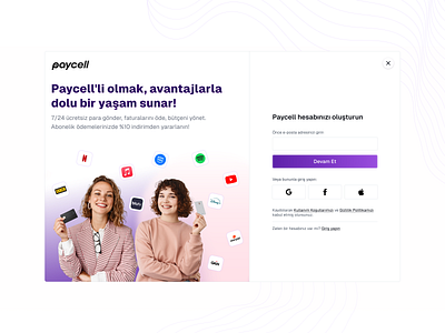 Paycell Redesign Concept - Sign Up redesign signup ui design