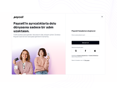 Paycell Redesign Concept - Sign Up redesign signup ui design