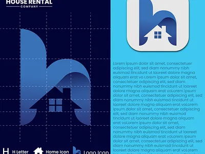 House Rental Logo brand design brand identity branding branding design design graphic design home logo illustration logo motion graphics real estate realestate logo rental ui vector