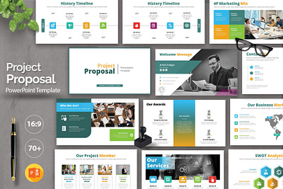 Project Proposal PowerPoint Presentation Template 1920 by 1080 business project proposal business proposal design design template editable graphic design powerpoint presentation presentation presentation template project proposal project proposal presentation white