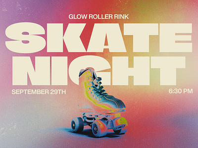 Skate Night branding christian christian design church church design cover design skate night skating youth youth group