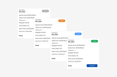 Card App EuroSecuritizadora bank finance ui ux