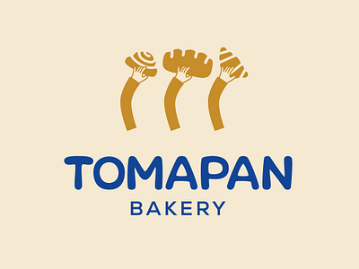 Tomapan bakery 2d illustration artisan bakery bakery branding bakery logo branding digital illustration logo logo animation logo design pattern design vector illustration