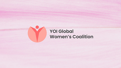 YOI Global Women's Coalition branding design graphic design logo logodesign minimal minimalist minimalist logo