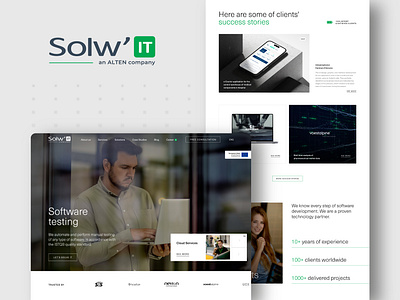 Solwit - an ALTEN company case studies security software ui webdesign website