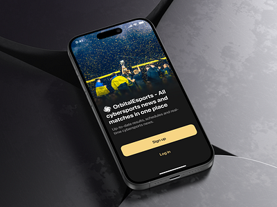 OrbitalEsports 3d concept cs:go design app esports figma game ios ios app mvp product design splash page ui ux ux and ui design