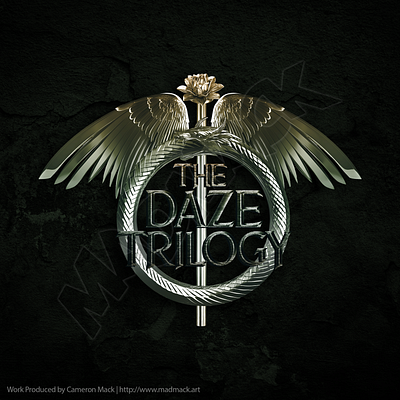 'The Daze Trilogy' Book Series Logo branding freelance graphic design logo typography