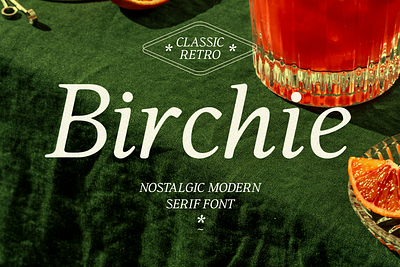 Birchie - Nostalgic Modern Serif Font advertising brand identity branding classic display font editorial free free font freebie logo logo design luxury magazine marketing nostalgic retro serif type typeface visual identity