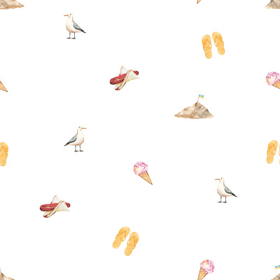 Summer Pattern baby pattern illustration pattern design seamless pattern