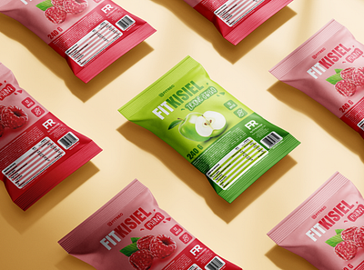 Fitrec | Package design for jelly branding design label package design