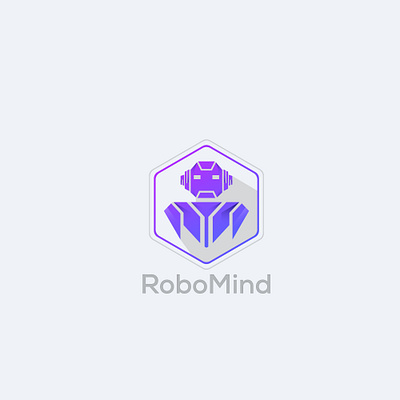 Creative Modern RoboMind Logo Design for AI Bot Solutions ai bot logo ai logo designtrends. logo modern logo top 2024 logo