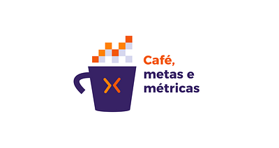 Logo - Café metas e métricas graphic design logo