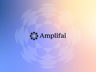 Amplifai Health Branding abstract logo brand identity brand identity system branding design dreamy branding goldenhour graphic design health branding health tech health tech branding logo logo design mental health minimalist logo modern minimal pastel soundwave visual identity water ripple