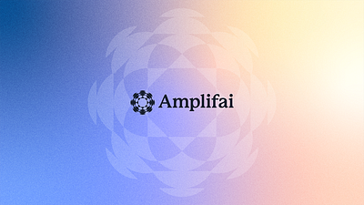 Amplifai Health Branding abstract logo brand identity brand identity system branding design dreamy branding goldenhour graphic design health branding health tech health tech branding logo logo design mental health minimalist logo modern minimal pastel soundwave visual identity water ripple