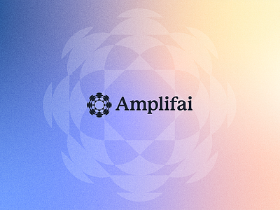 Amplifai Health Branding abstract logo brand identity brand identity system branding design dreamy branding goldenhour graphic design health branding health tech health tech branding logo logo design mental health minimalist logo modern minimal pastel soundwave visual identity water ripple