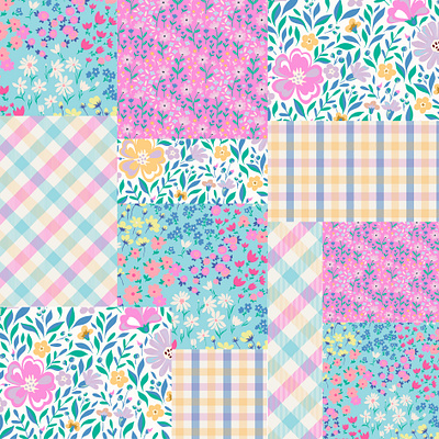 patchwork pattern design seamless pattern