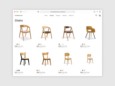 Multi-column branding daily dailyui design ecommerce furniture graphic design multi column ui