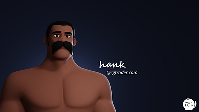 hank male cartoon character 3d cartoon cartoon character character design design male stylised stylized toon