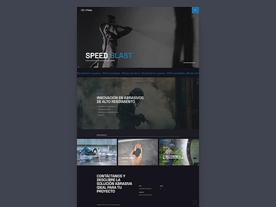 SpeedBlast Abrasives branding design graphic design ui ux web web app