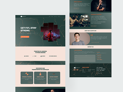 🚀 BodyFit - Fitness Website Design 🏋️‍♂️💪 ui