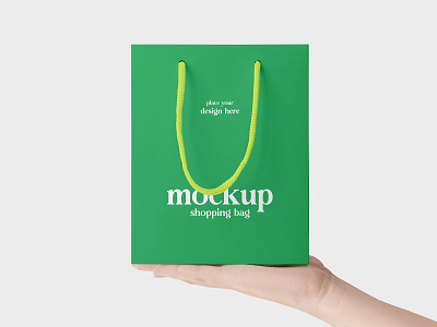 Paper Shopping Bag accessory bag branding carton eurotote bag free free mockup freebie logo mockup mockups packaging paper rope shop shopping shopping bag