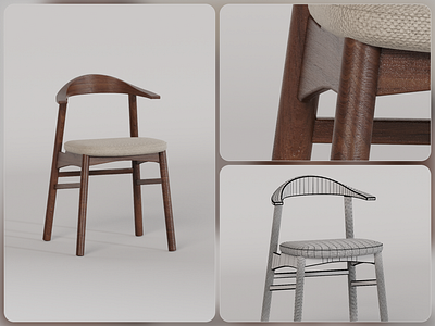 Day 12/30 - Timons Chair 30daychallenge 3dmodel chairart dailyrender modernfurniture