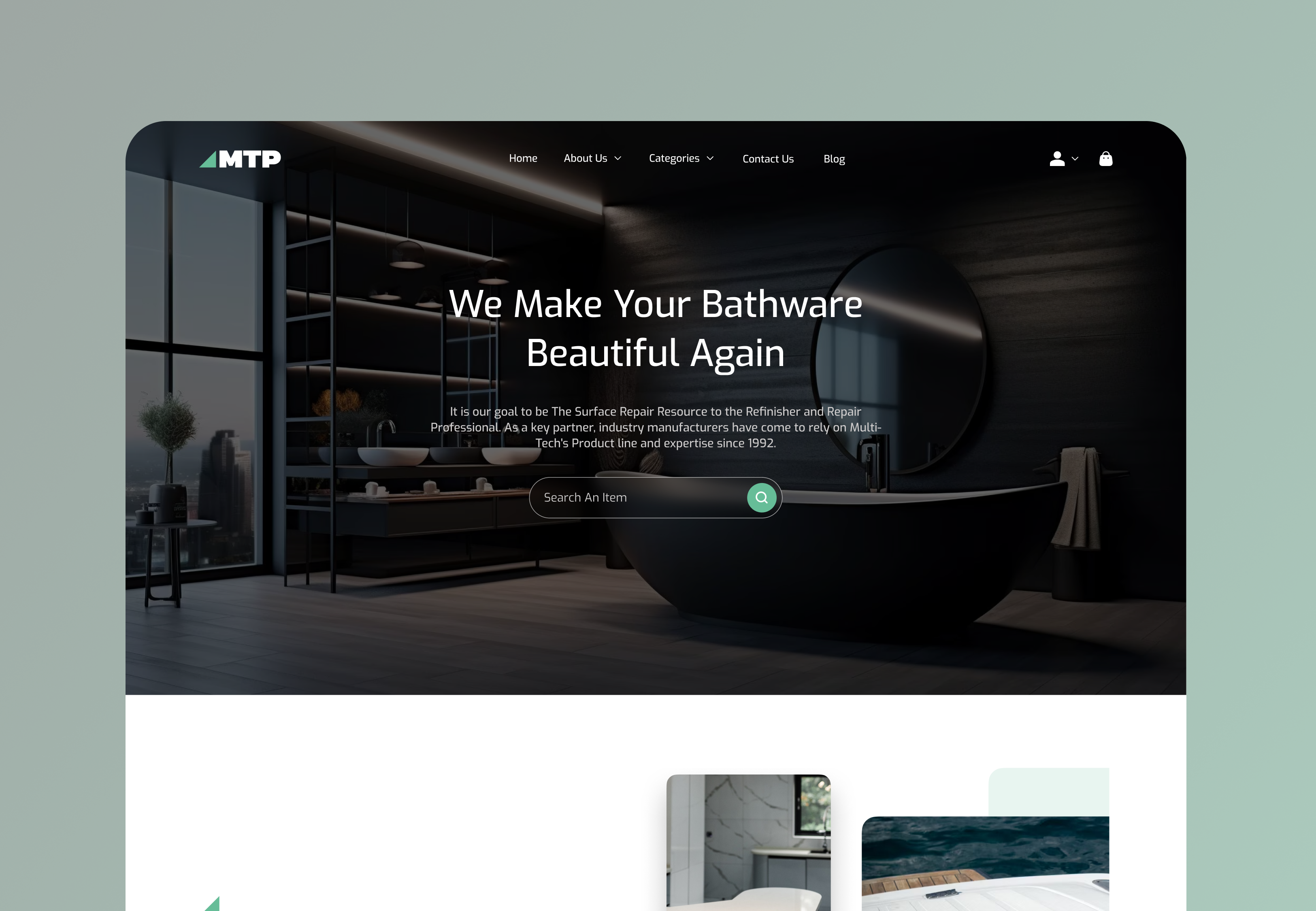 MTP - Sanitary e-commerce store