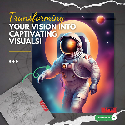 "Transforming your vision into captivating visuals!" art design photoshop postdesign socialmedia socialmediadesign socialmediapost