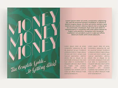 Lettering piece for a magazine headline: Money issue hand lettering headline illustration lettering magazine retro lettering script lettering