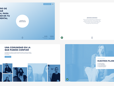 Hablemos del Tema · Web Redesign branding therapy ui