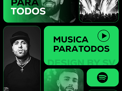 Bento Spotify Design design graphic design musica