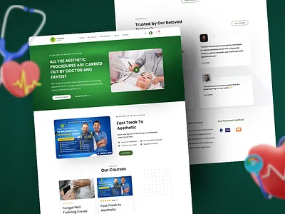 🩺Aesthetic Clinic Website Design design typography ui ux design uiux web webdesign website website design wordpress