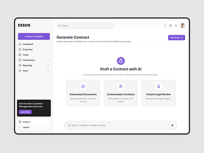 AI Contract Generator ai artificial intelligence purple web