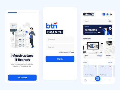 IBranch - Mobile App app graphic design mobile ui ui design uiux ux