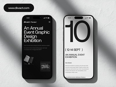 DKVACT 10 - OFFICIAL WEBSITE (Responsive) art art gallery design event event website events exhibition exhibition website minimal minimalism museum responsive swiss ui web web design website